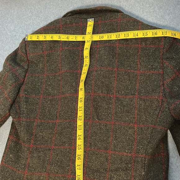 Devan Vincent Tweed Wool Sports Coat Jacket Blazer Medium Equestrian Safari Boho - Picture 6 of 13